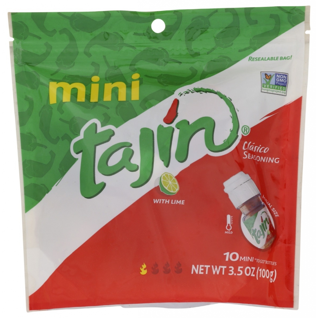 Tajín Mini Seasoning - 10 Pieces, 3.5 OZ