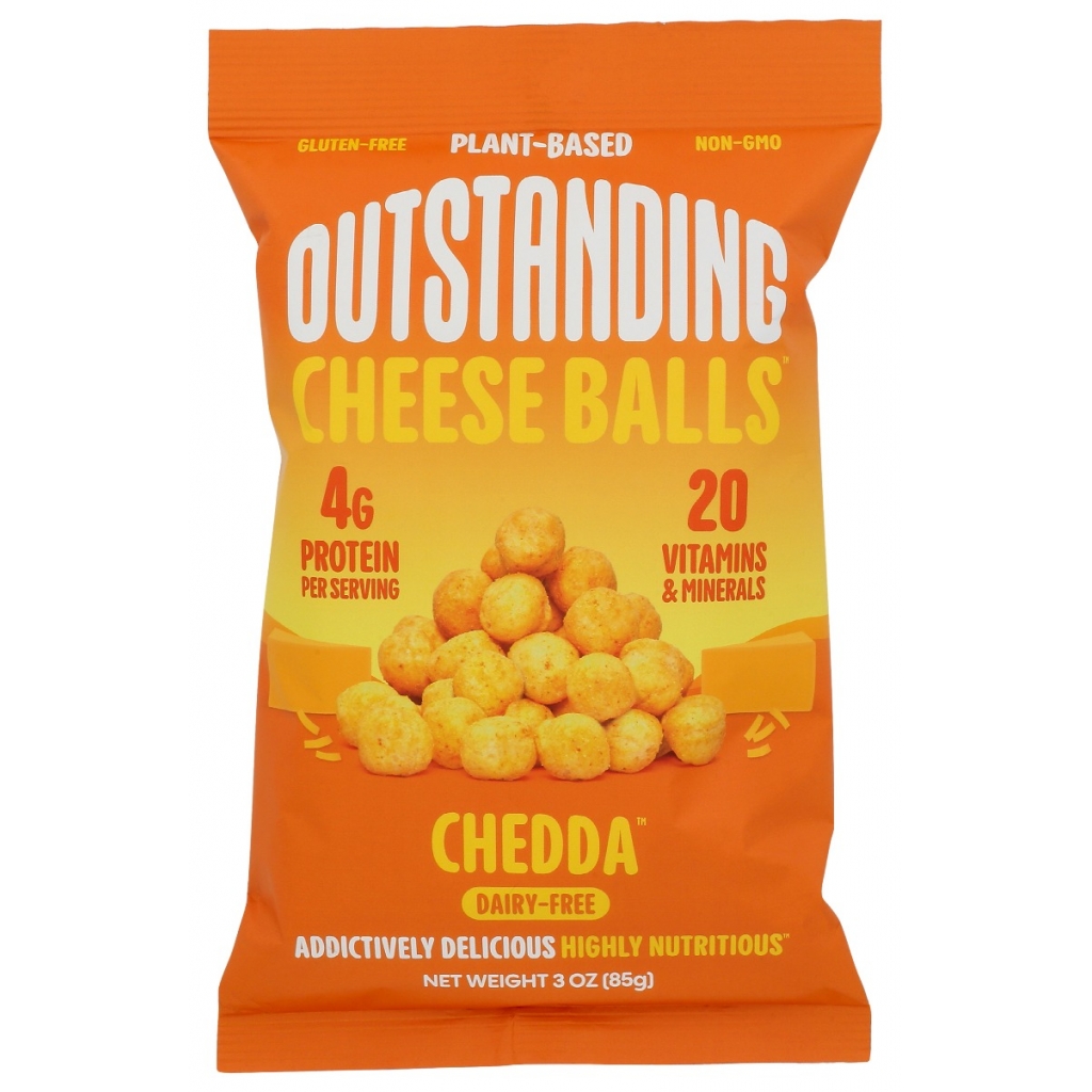 Dairy-Free Chedda Cheese Balls (3 oz) - Supercharged Snack