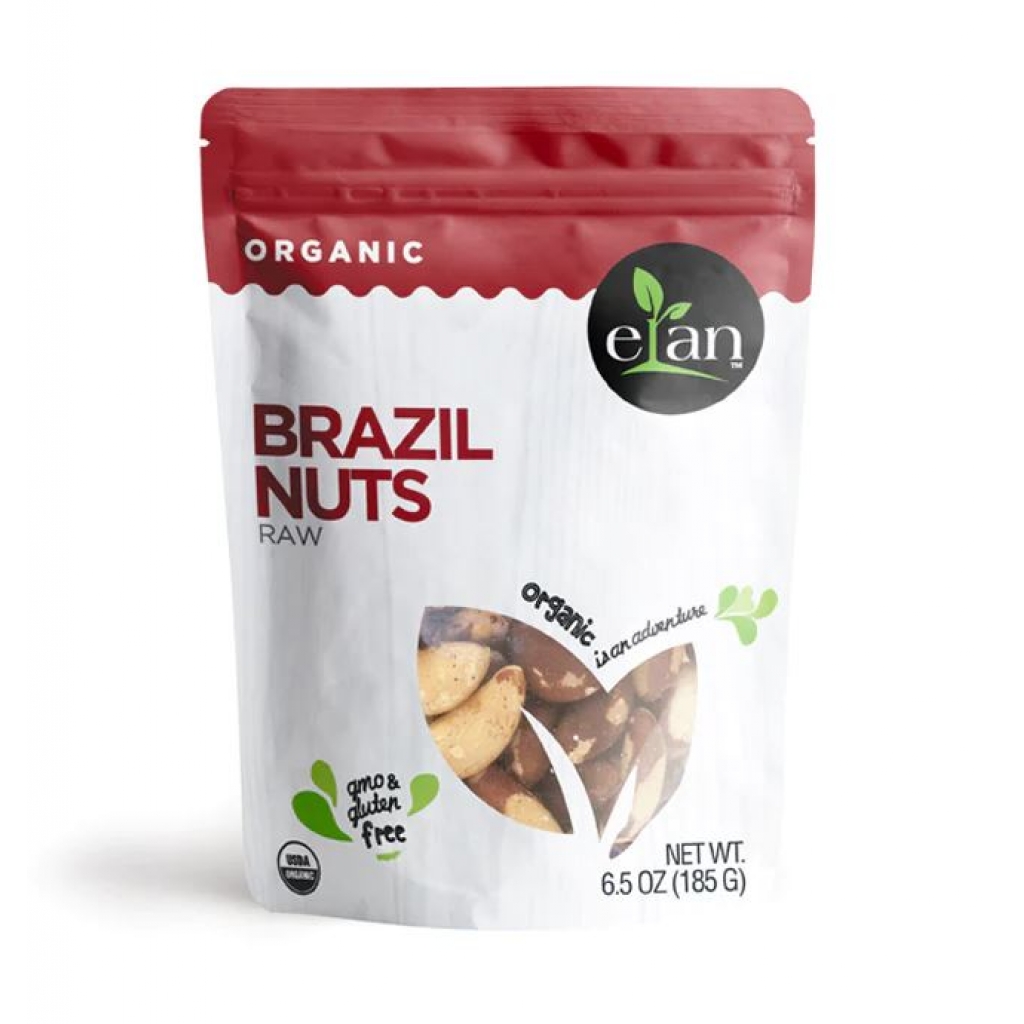 Elan Organic Raw Brazil Nuts - 6.5 oz