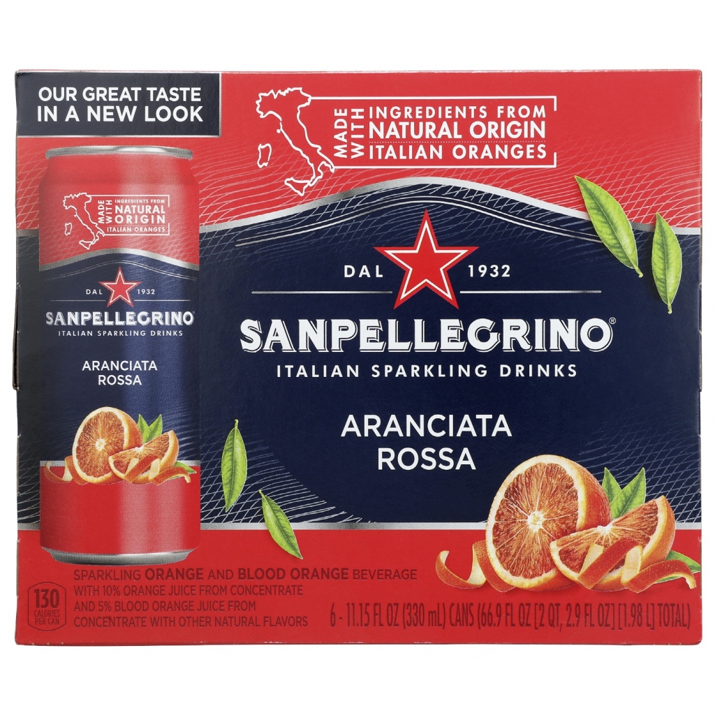 Aranciata Rossa - Sparkling Blood Orange Drink (6 Count) - 66.9 fl oz