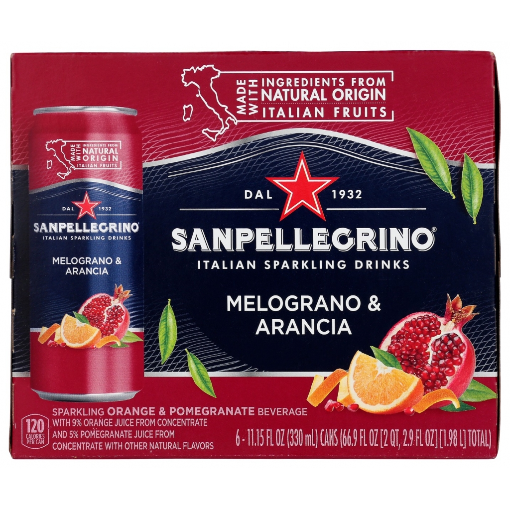 Melograno and Arancia Sparkling Drink