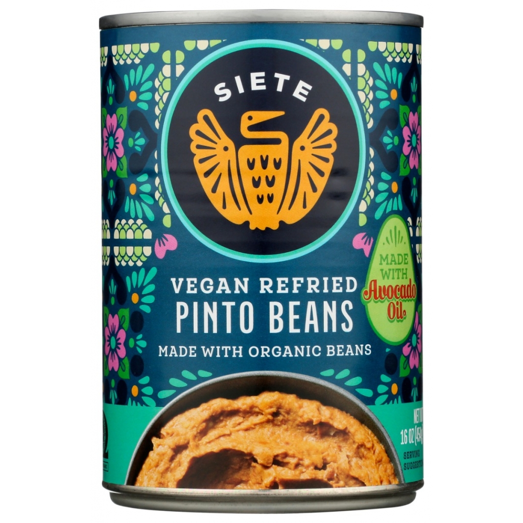 Vegan Refried Pinto Beans - 16 oz