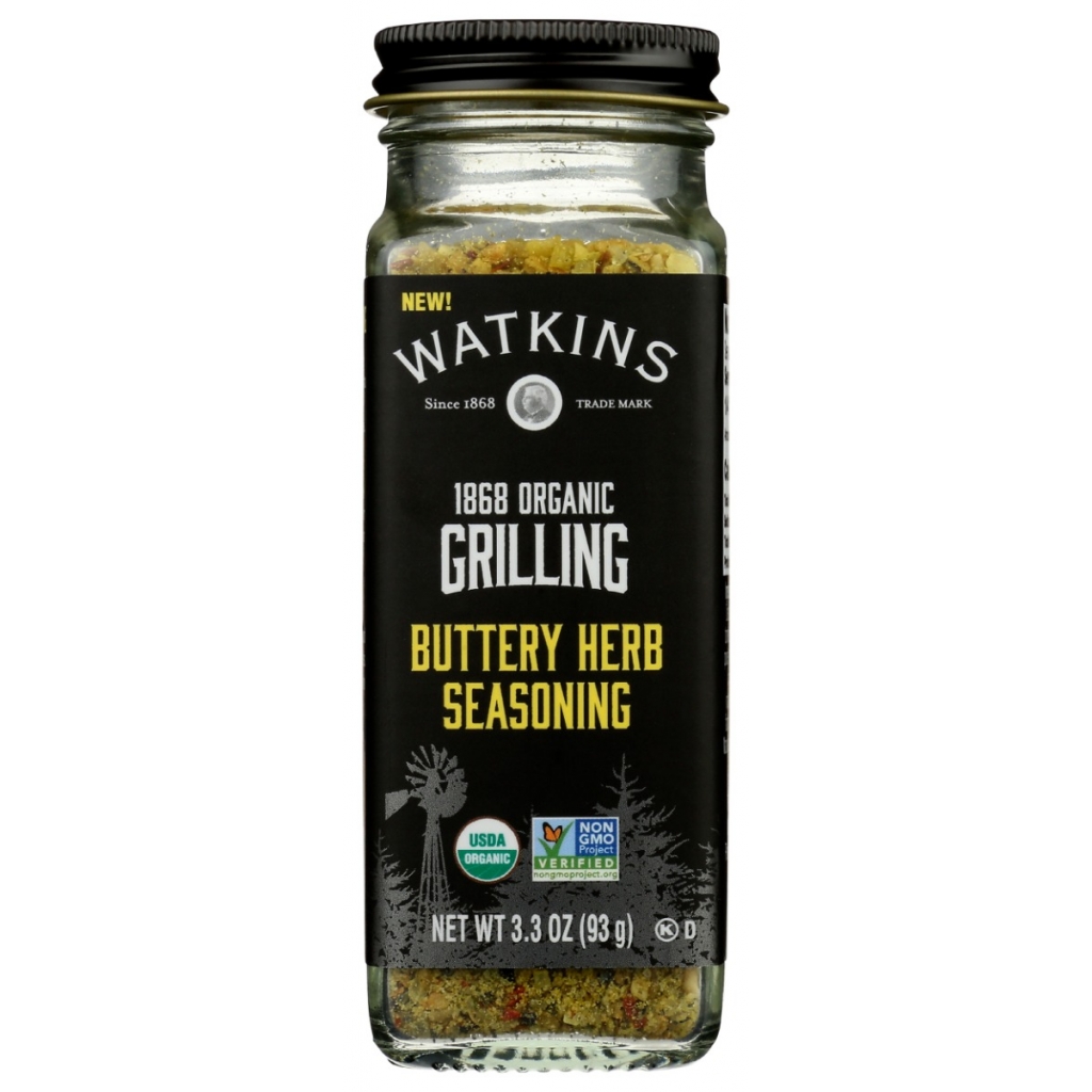 Organic Grilling Buttery Herb Seasoning, 3.3 oz