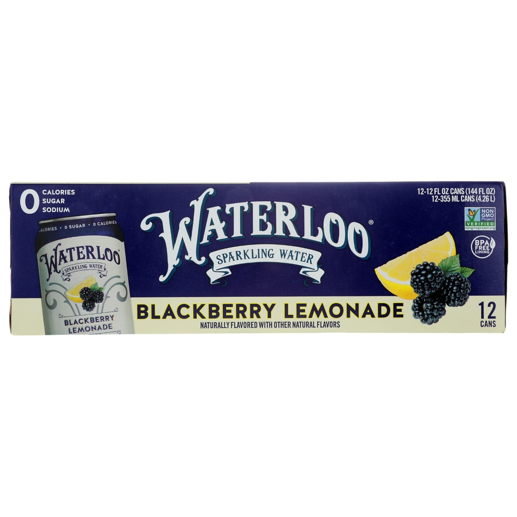 Blackberry Lemonade Sparkling Water - 12 Pack - 144 fl oz