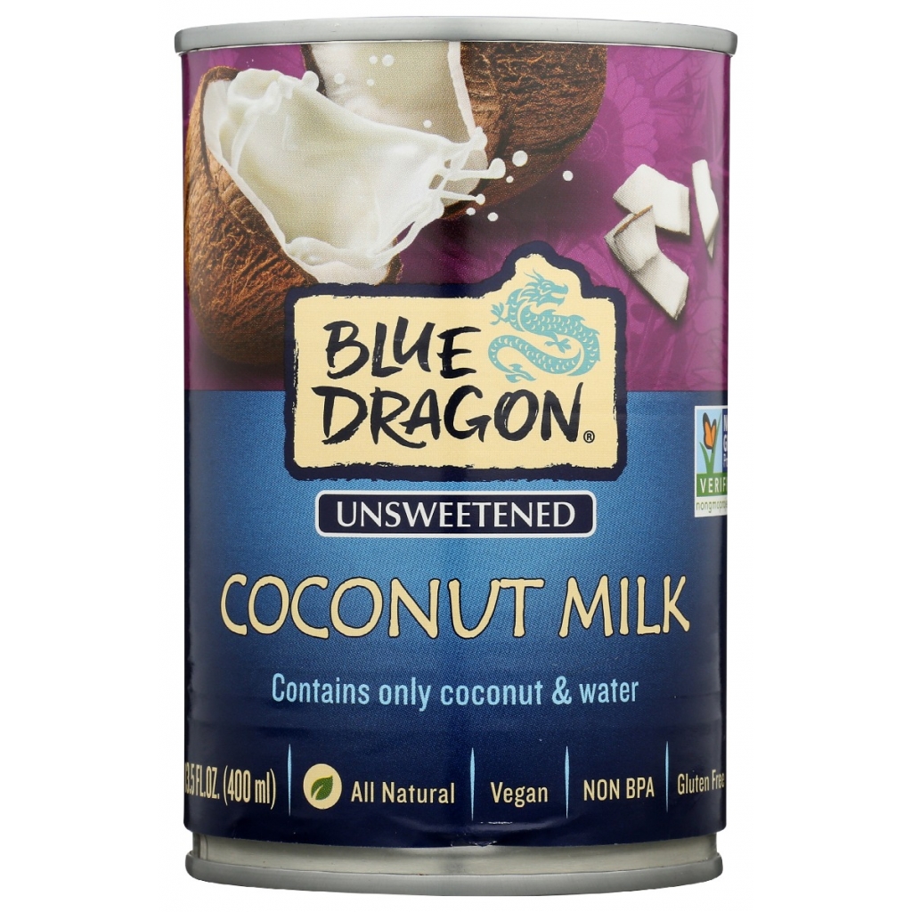 Unsweetened Coconut Milk - Authentic Thai Flavor, 13.5 oz