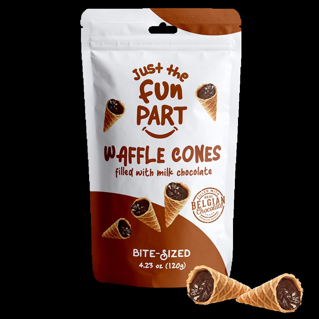 Milk Chocolate Waffle Cone - Mini - 4.23 oz