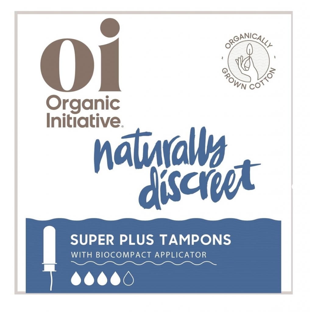 Organic Super Plus Cotton Tampons