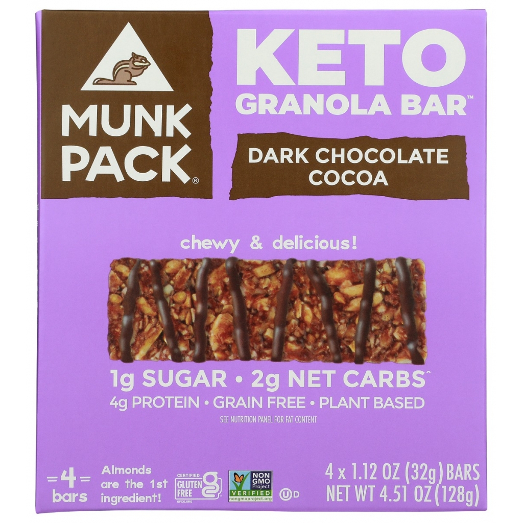 Dark Chocolate Cocoa Granola Bars