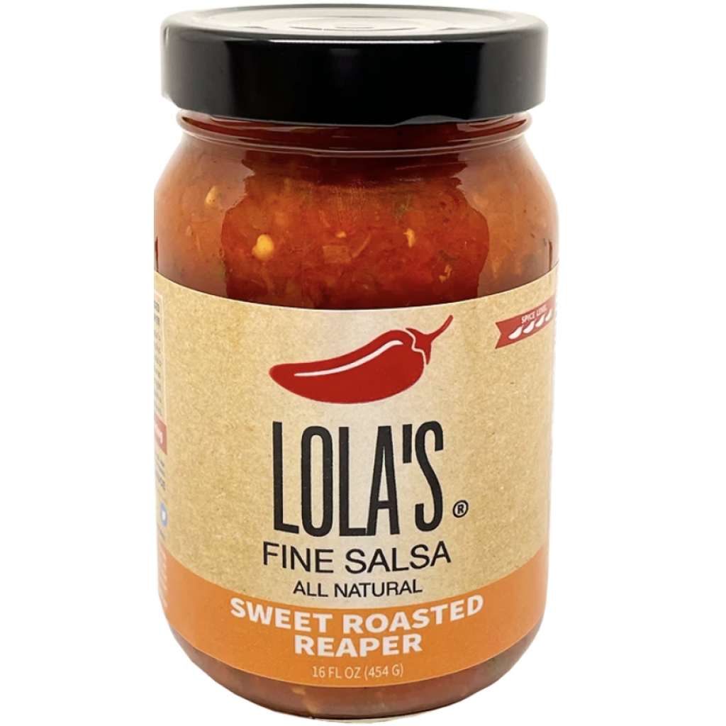 Sweet Roasted Carolina Reaper Salsa, 16 oz