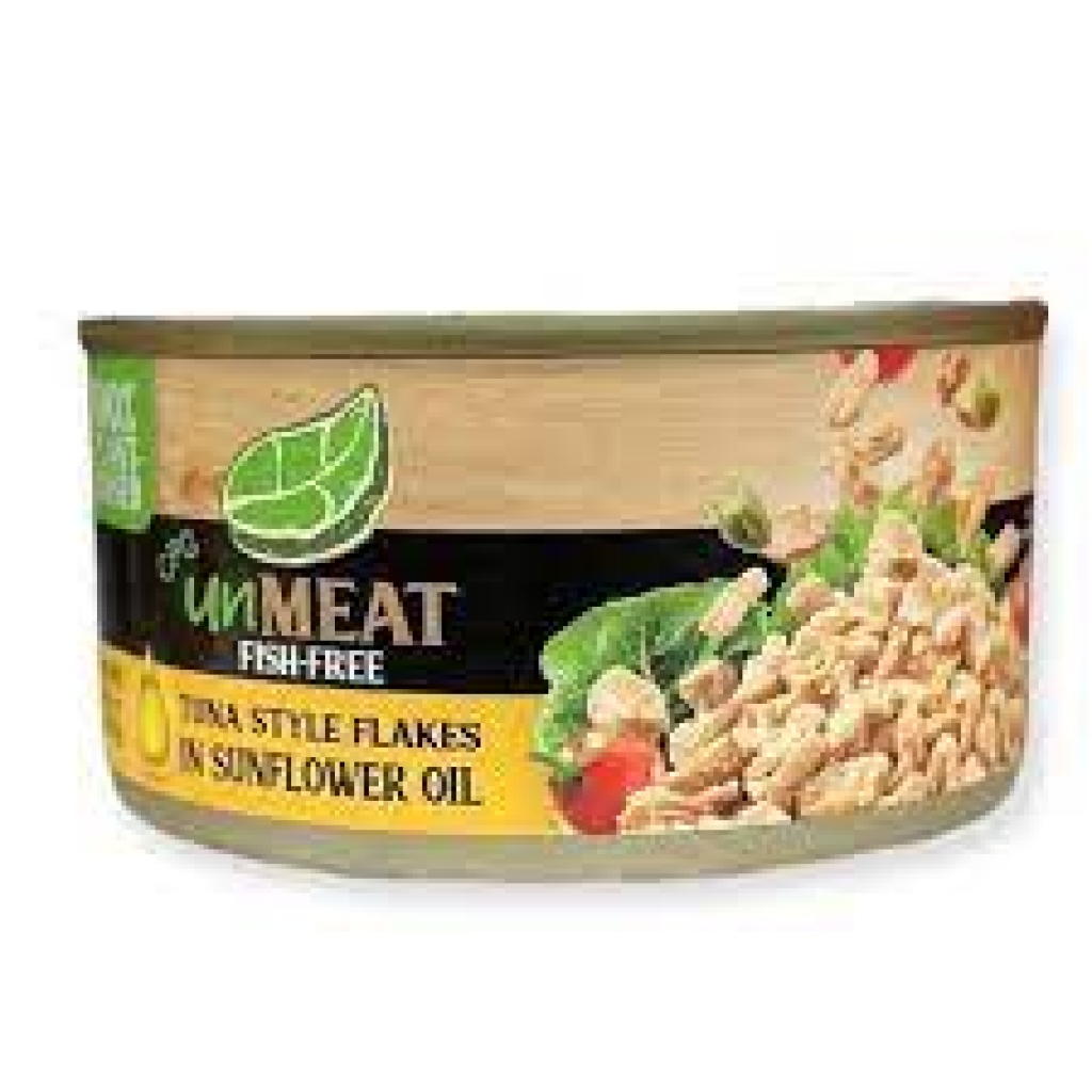 100% Plant-Based Fish-Free Tuna in Sunflower Oil