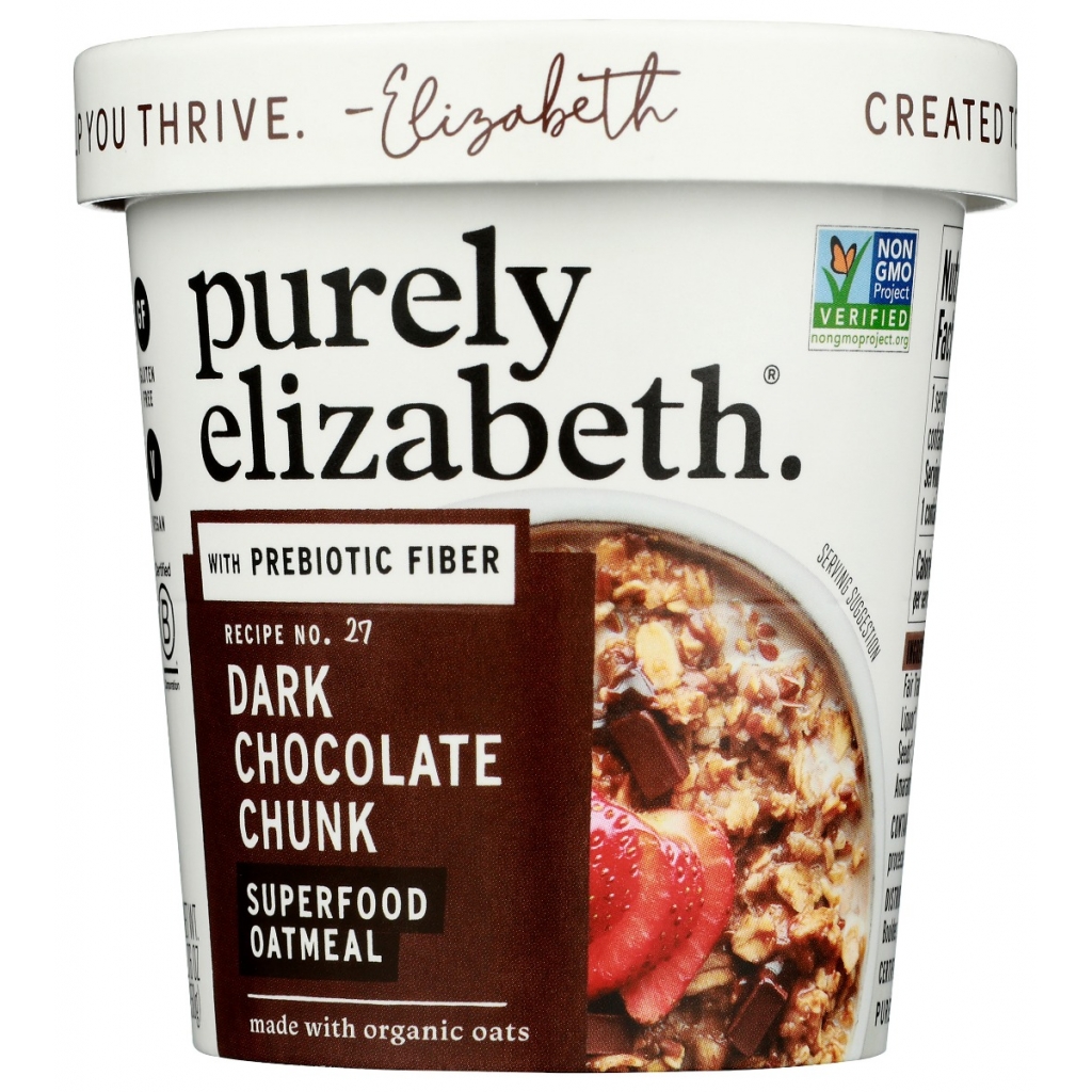 Dark Chocolate Chunk Superfood Oat Cup with Prebiotic Fiber, 1.76 oz