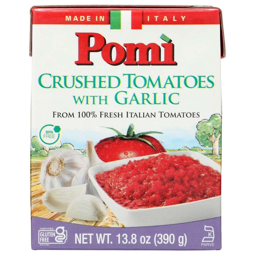 Pomì Crushed Tomatoes with Garlic - 13.8 oz