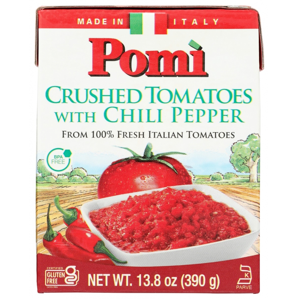 Crushed Tomatoes with Chili Pepper - 13.8 oz