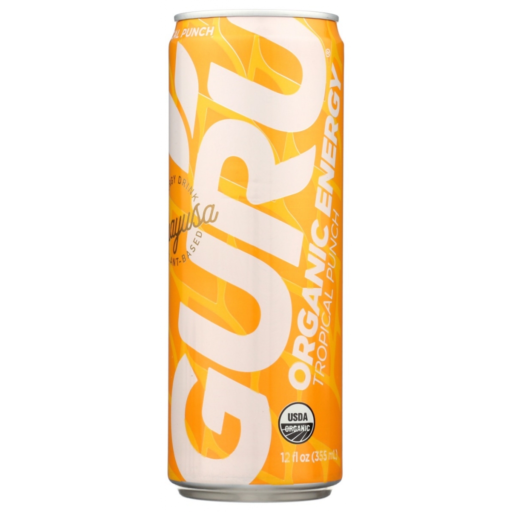 Guayusa Tropical Punch Energy Drink, 12 oz