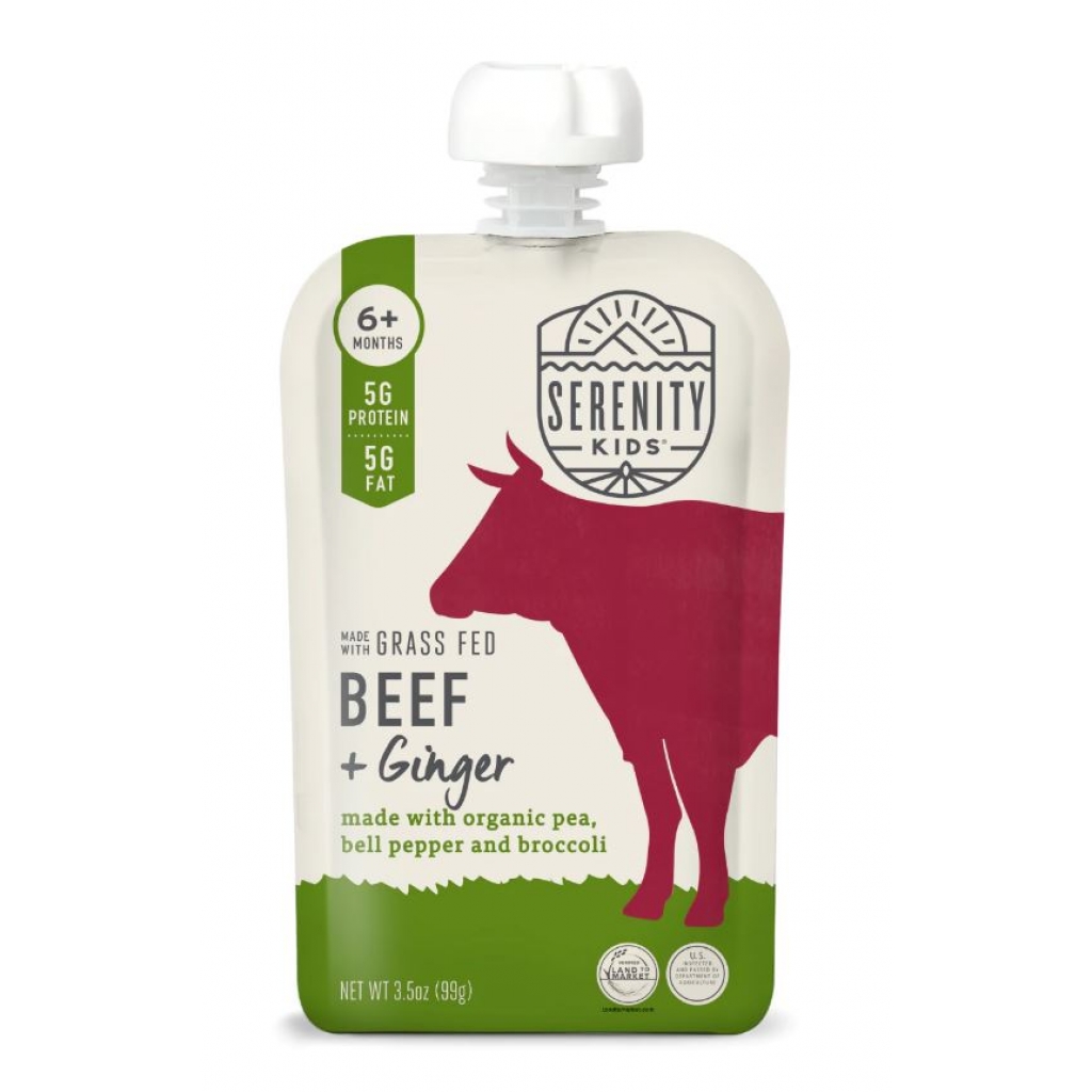 Grass Fed Beef Ginger Baby Food