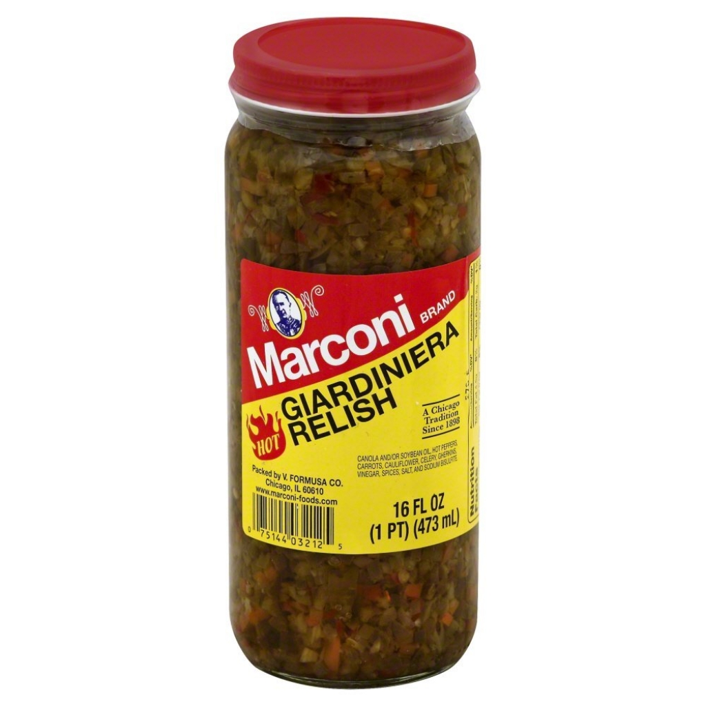 Multi-Purpose Hot Giardiniera Relish, 16 oz