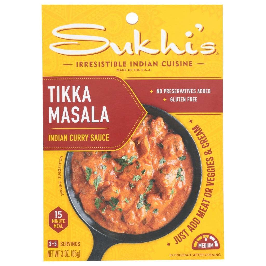 Tikka Masala Indian Curry Sauce - Authentic Spiced Sauce