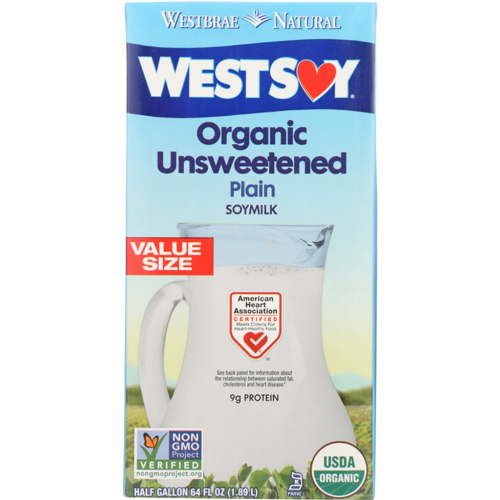 Organic Unsweetened Original Soymilk - 64 oz