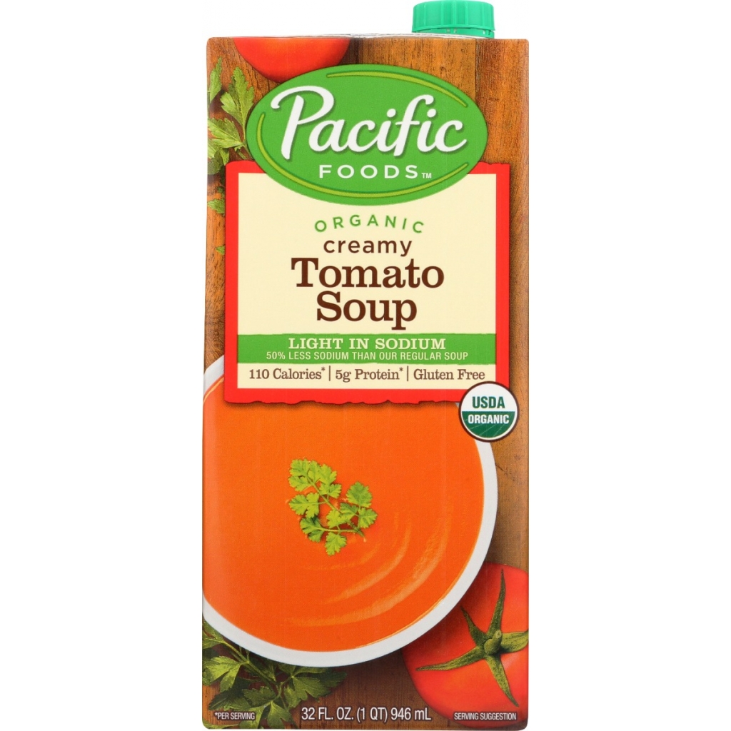 Organic Creamy Tomato Soup - A Taste of Summer