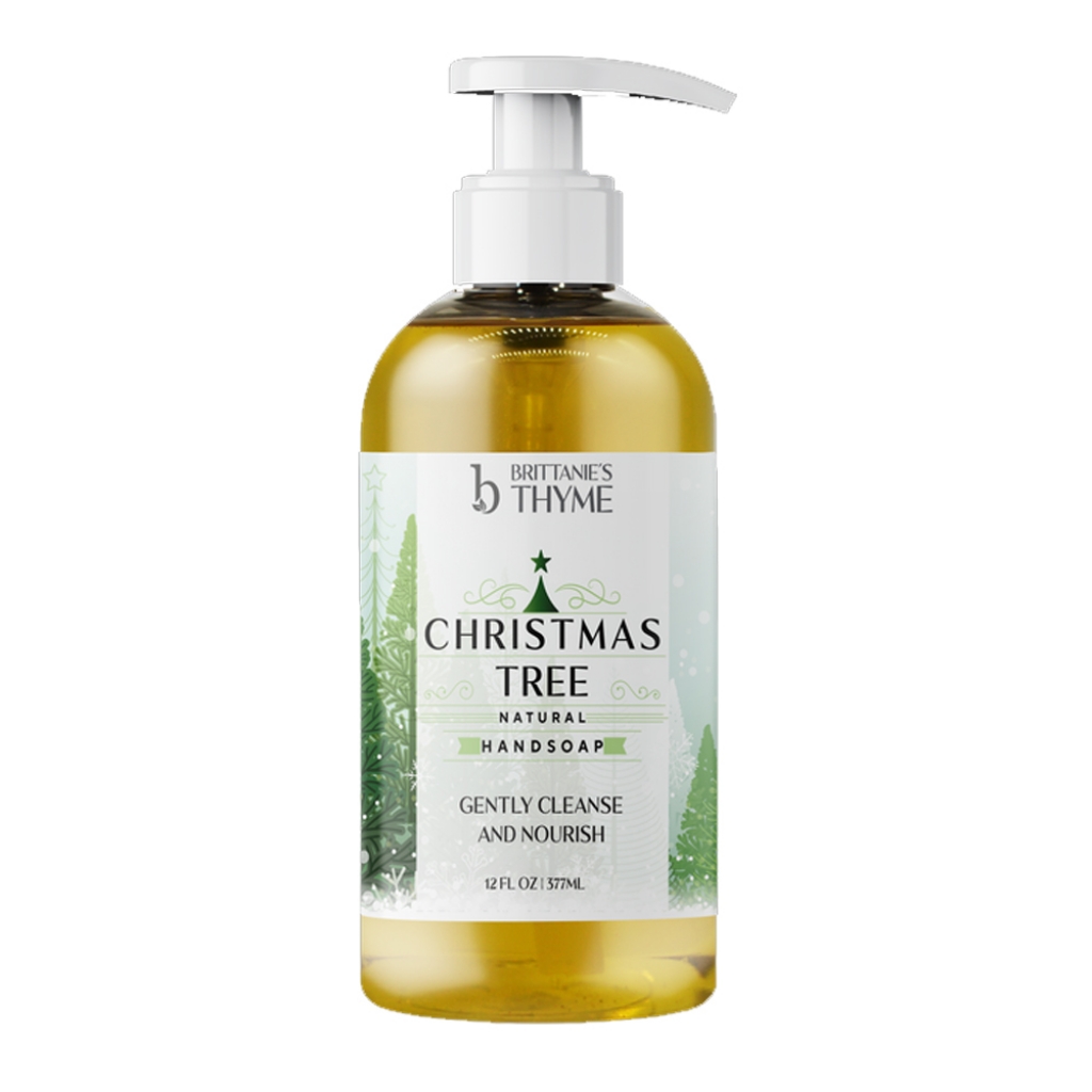 Christmas Tree Olive Oil Hand Soap, 12 OZ