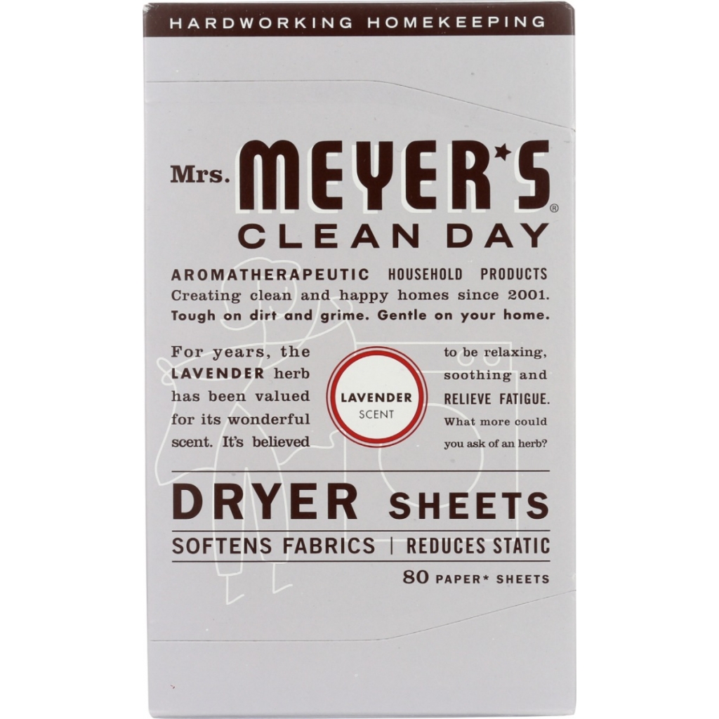 Mrs. Meyer's Lavender Dryer Sheets - 80 Count