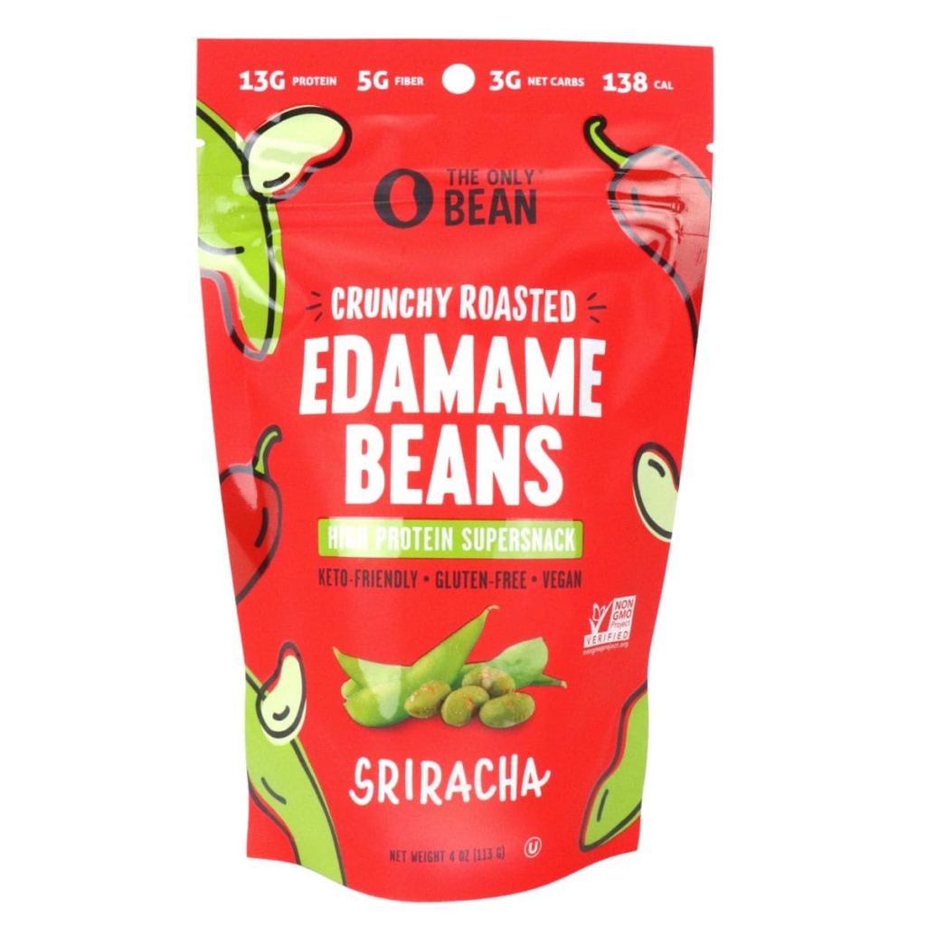 Edamame Roasted Sriracha Snacks for On-the-Go Energy