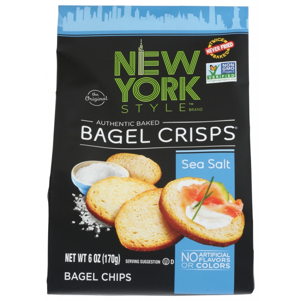 Crunchy Sea Salt Bagel Crisps - 6 oz