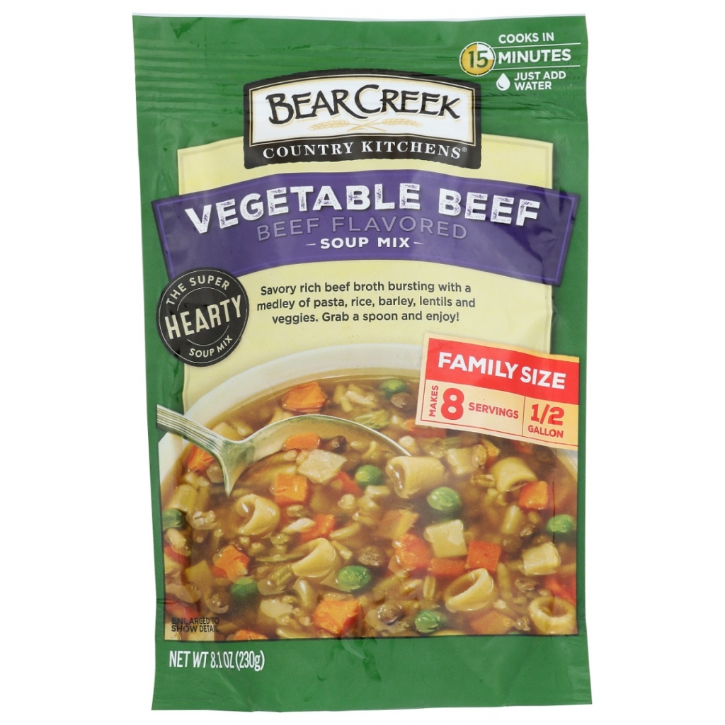 Bear Creek Vegetable Beef Soup Mix - 8.1 oz