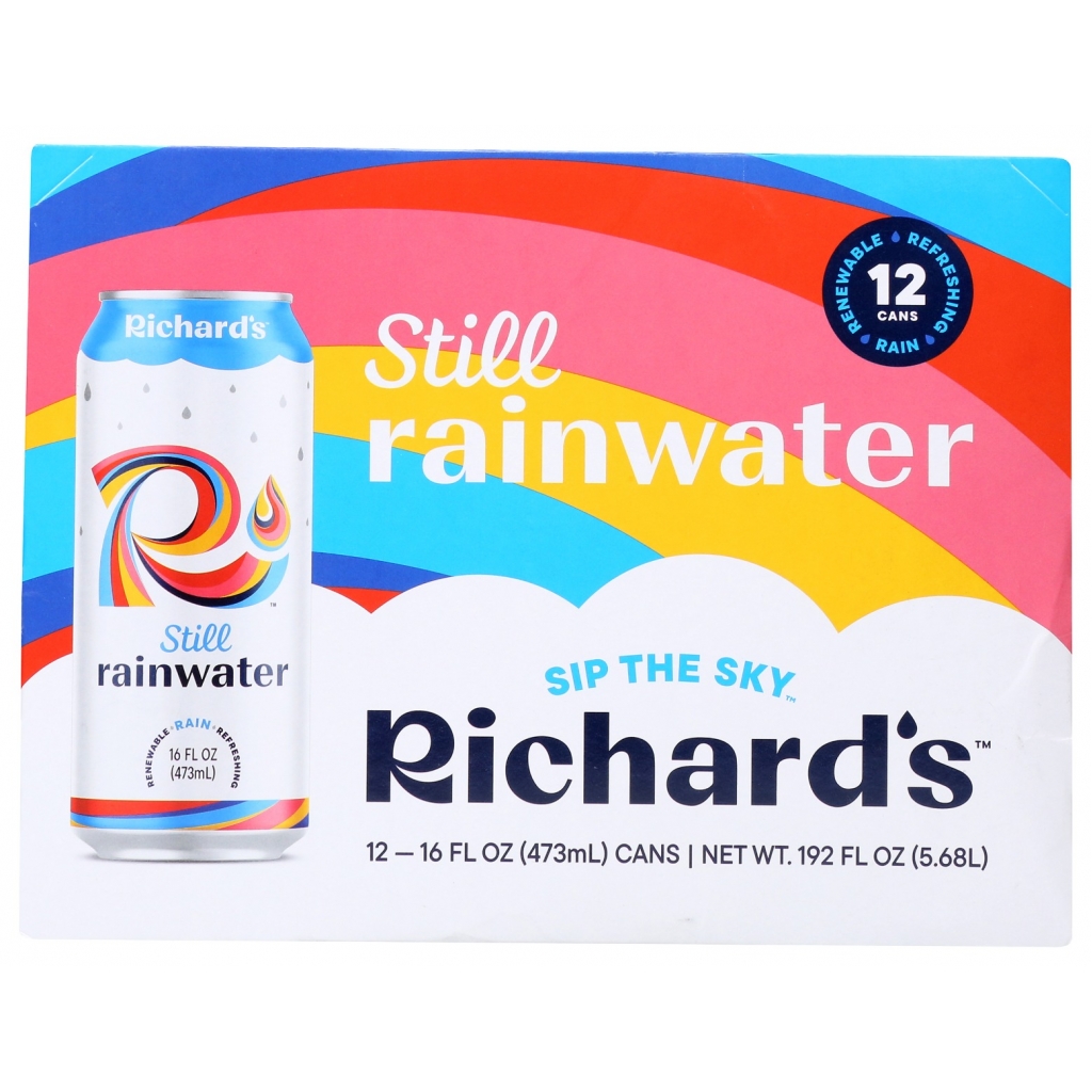 Sparkling Rainwater in a 16oz Can Pack of 12