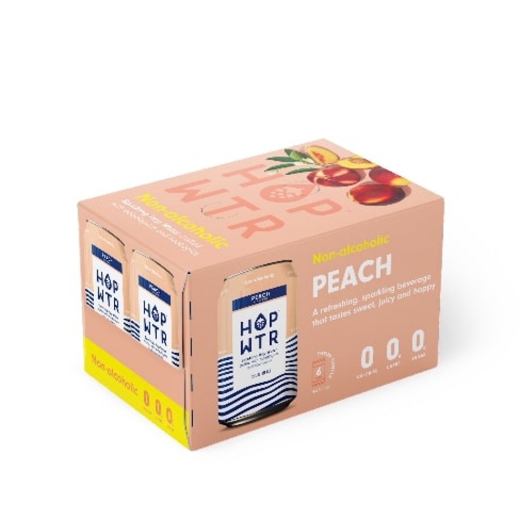 Refreshing Peach Water Beverage, 72 fl oz