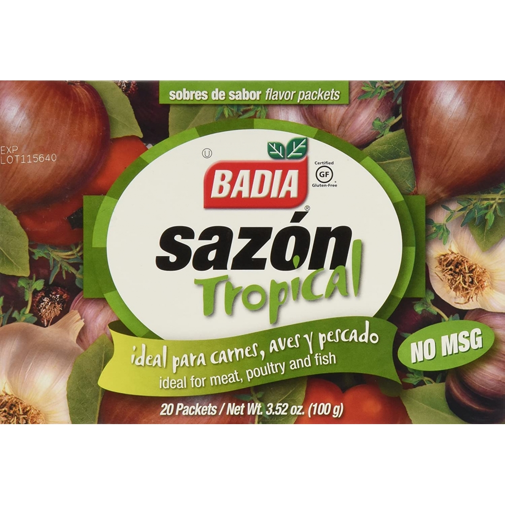 Sazon Tropical No MSG - 20 Count