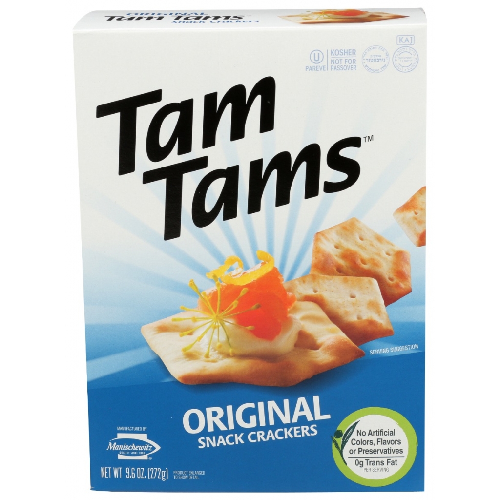 Original Tam Tam Snack Crackers, 9.6 oz