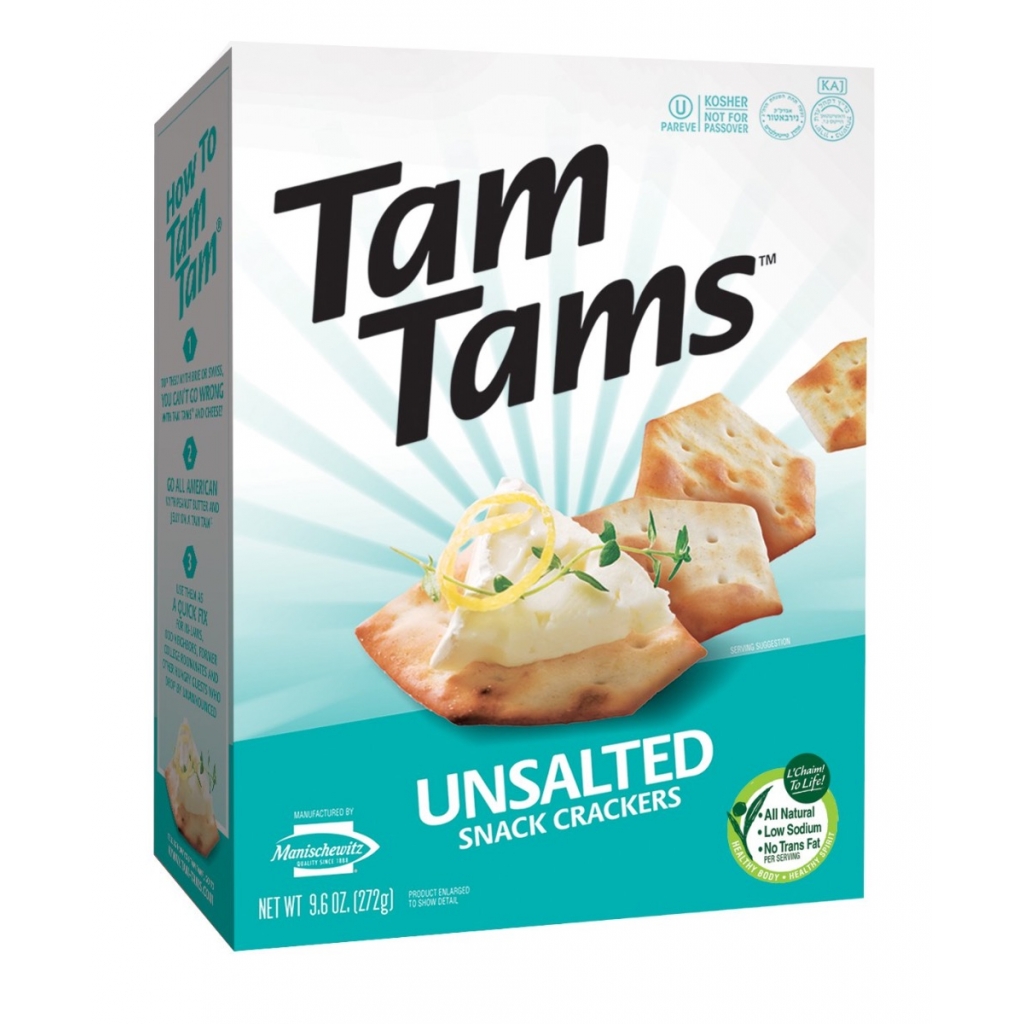 Unslated Tam-Tam Crackers - Kosher Snack