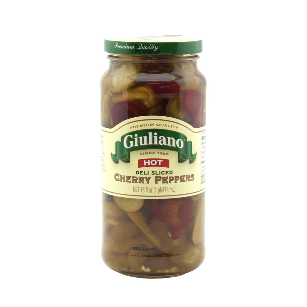 Premium Hot Sliced Cherry Peppers