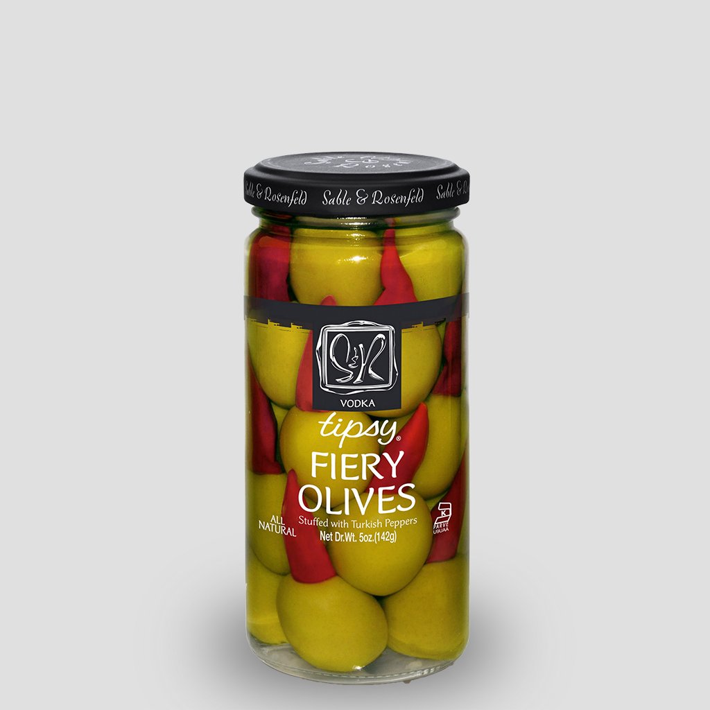 Tipsy Fiery Olive Snack, 5 oz