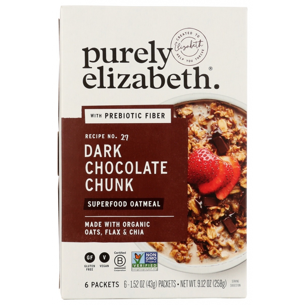 Dark Chocolate Chunk Superfood Oatmeal Multipack - 9.12 oz