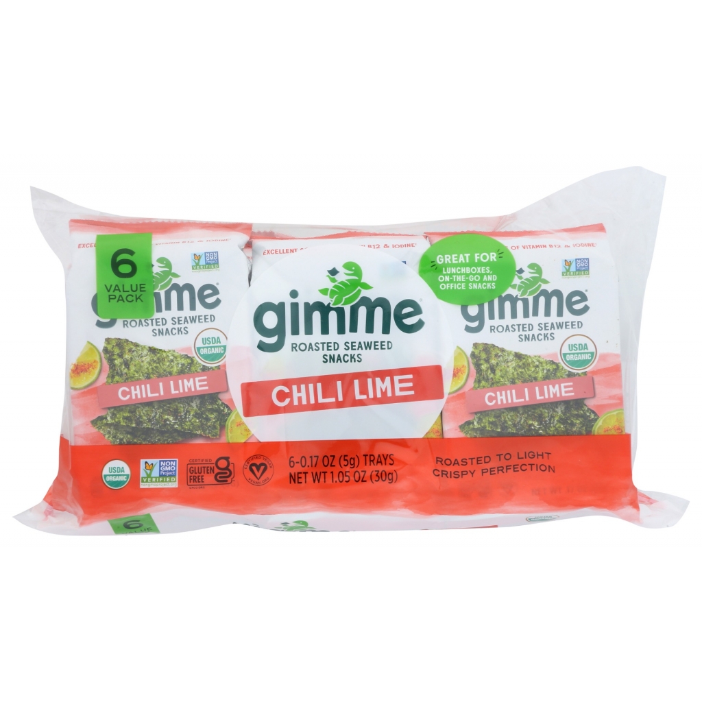 Chili Lime Seaweed Snacks - A Flavorful Crunch