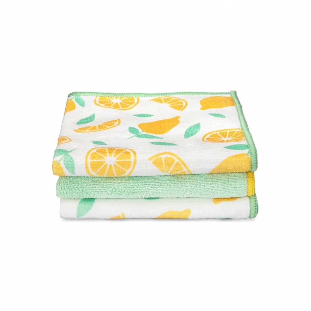 Eco-Friendly Renew Microfiber All-Purpose Cloth, 3 pcs