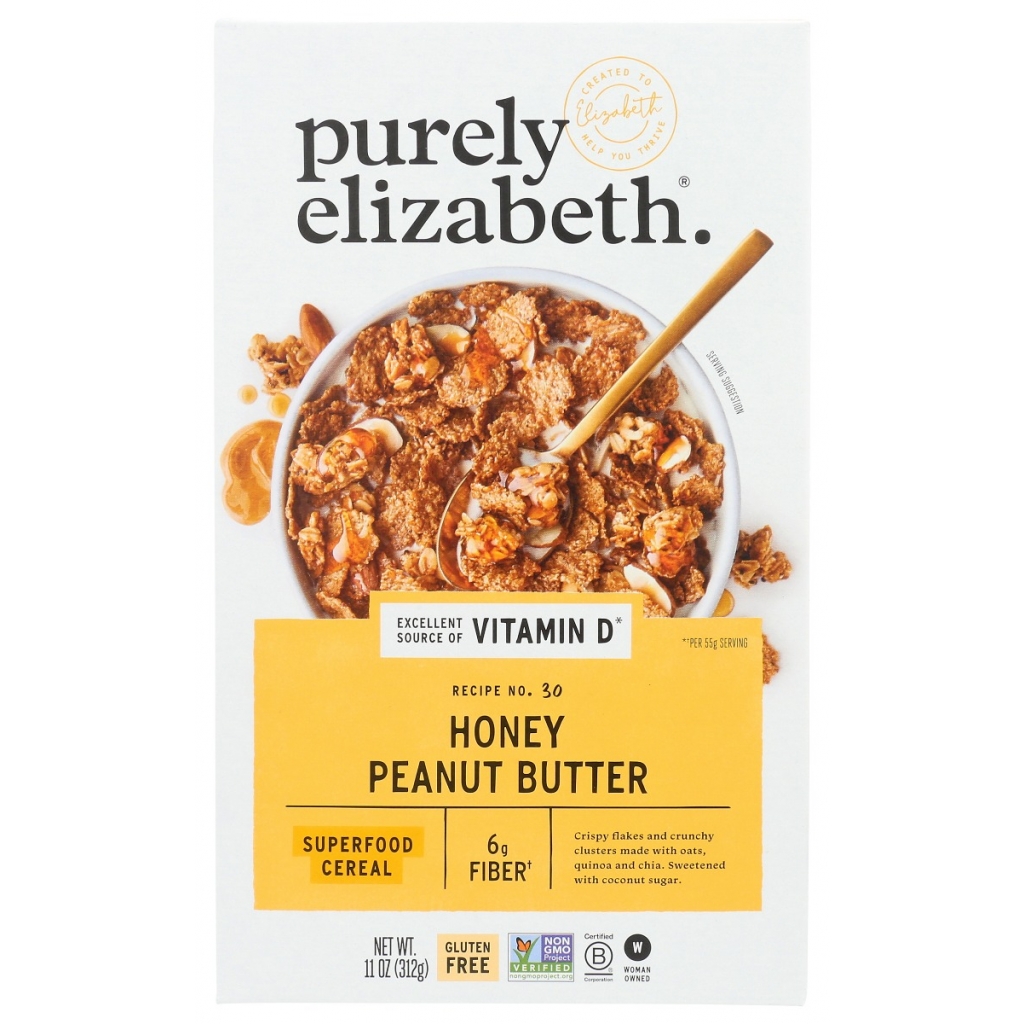 Purely Elizabeth Cereal Honey Peanut Butter - 11 oz