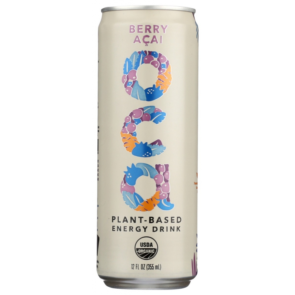 All-Natural Energy Drink Berry Acai, 12 oz