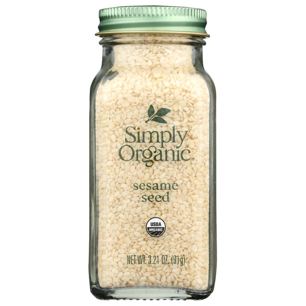 Organic Hulled Whole Sesame Seeds, 3.21 oz