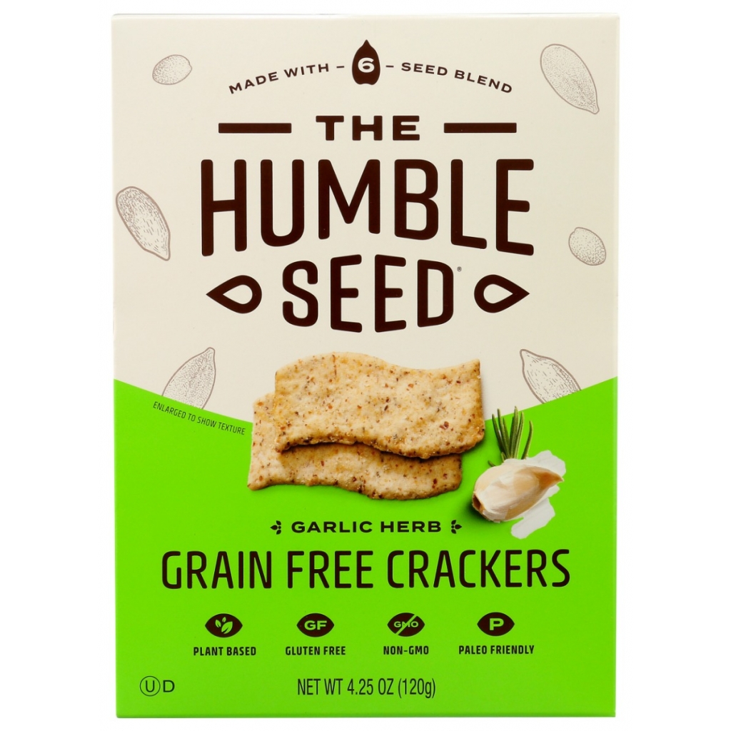 Garlic Herb Grain Free Crackers