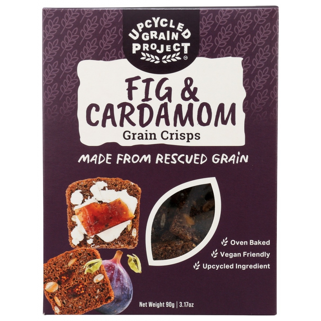 Fig and Cardamom Grain Crisps: Unique Flavor Pairing