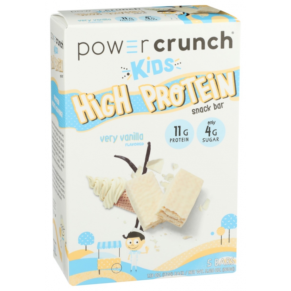 Kid-Friendly Vanilla Power Crunch Bars, 5.65 oz