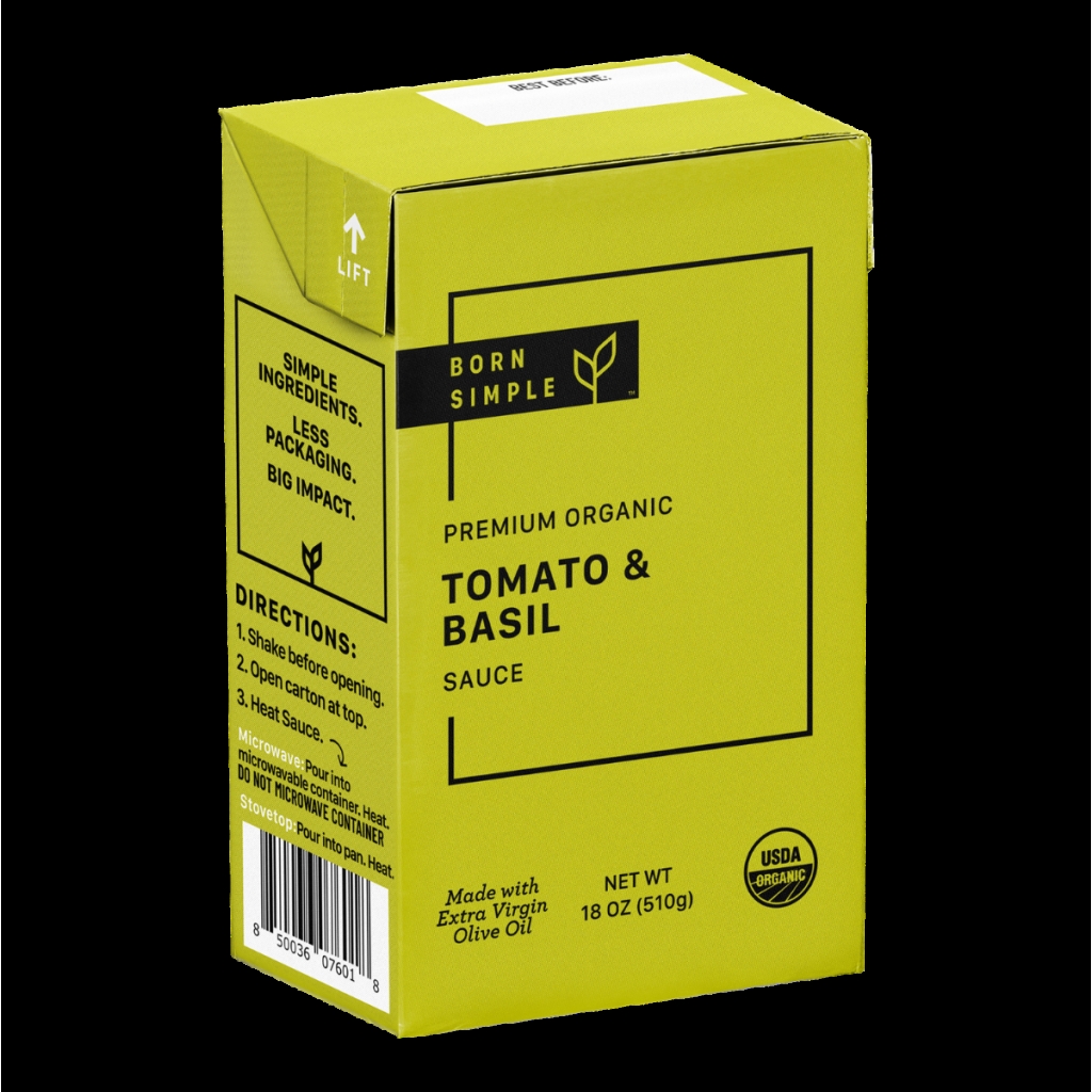 Organic Tomato & Basil Sauce - 18 oz