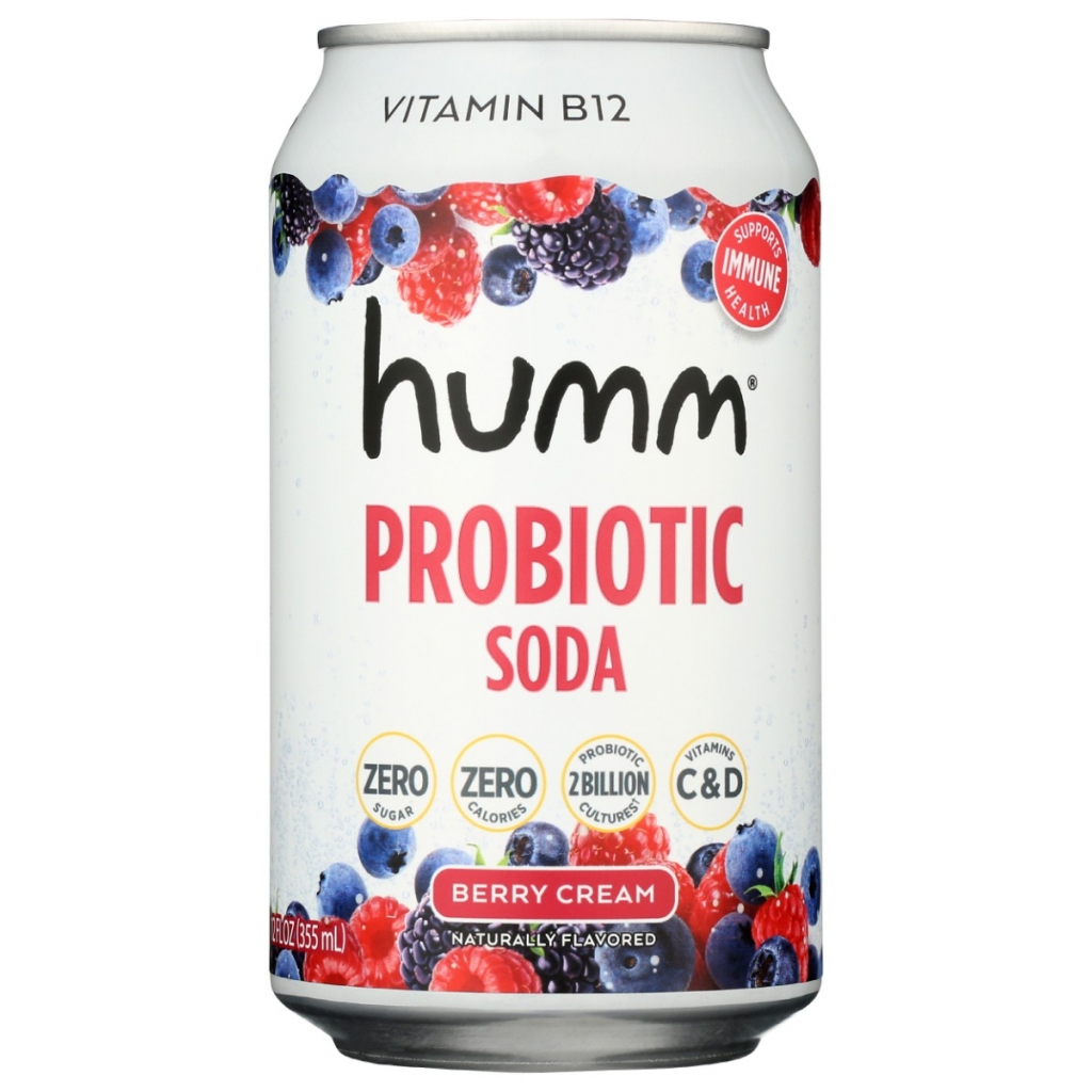 Probiotic Berry Cream Soda, 12 oz