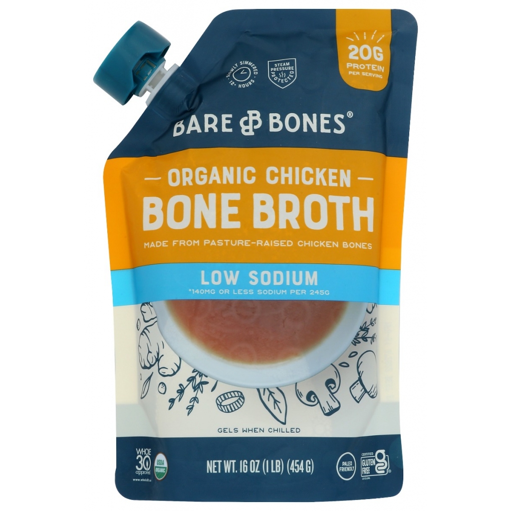 Low Sodium Chicken Bone Broth, 16 oz