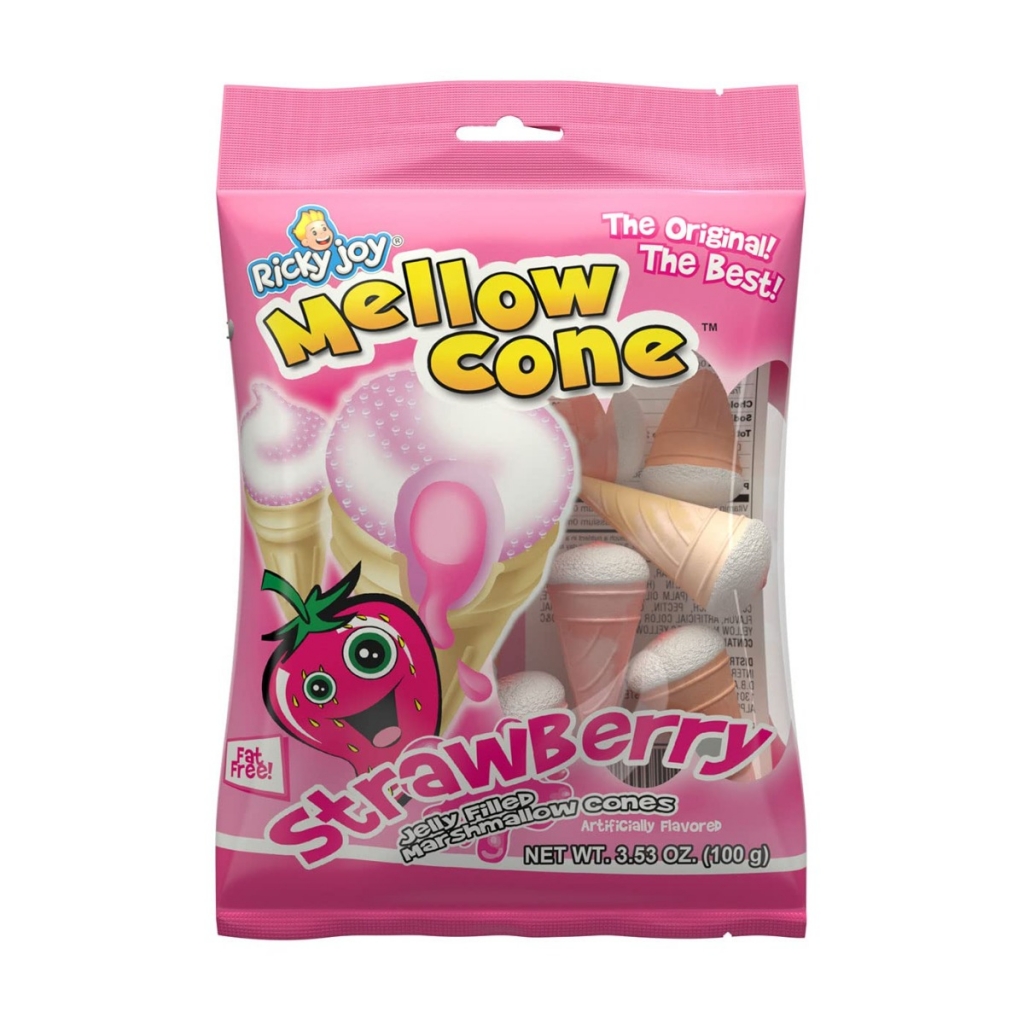 Sweet Mellow Cone Strawberry Treat (3.53 oz)