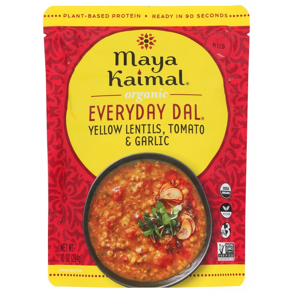 Organic Yellow Lentils with Tomato and Garlic - 10 oz