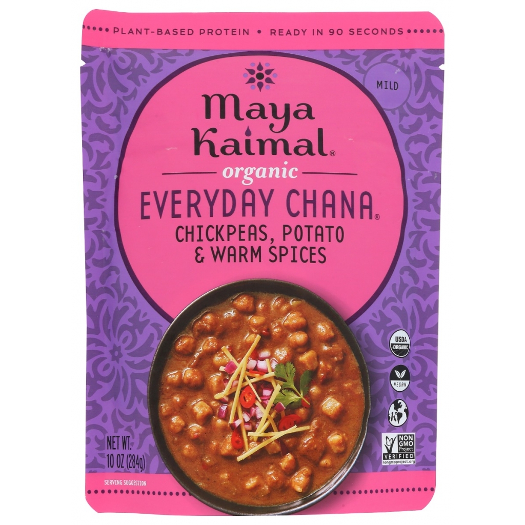 Organic Everyday Chana Chickpeas with Warm Spices - 10 oz